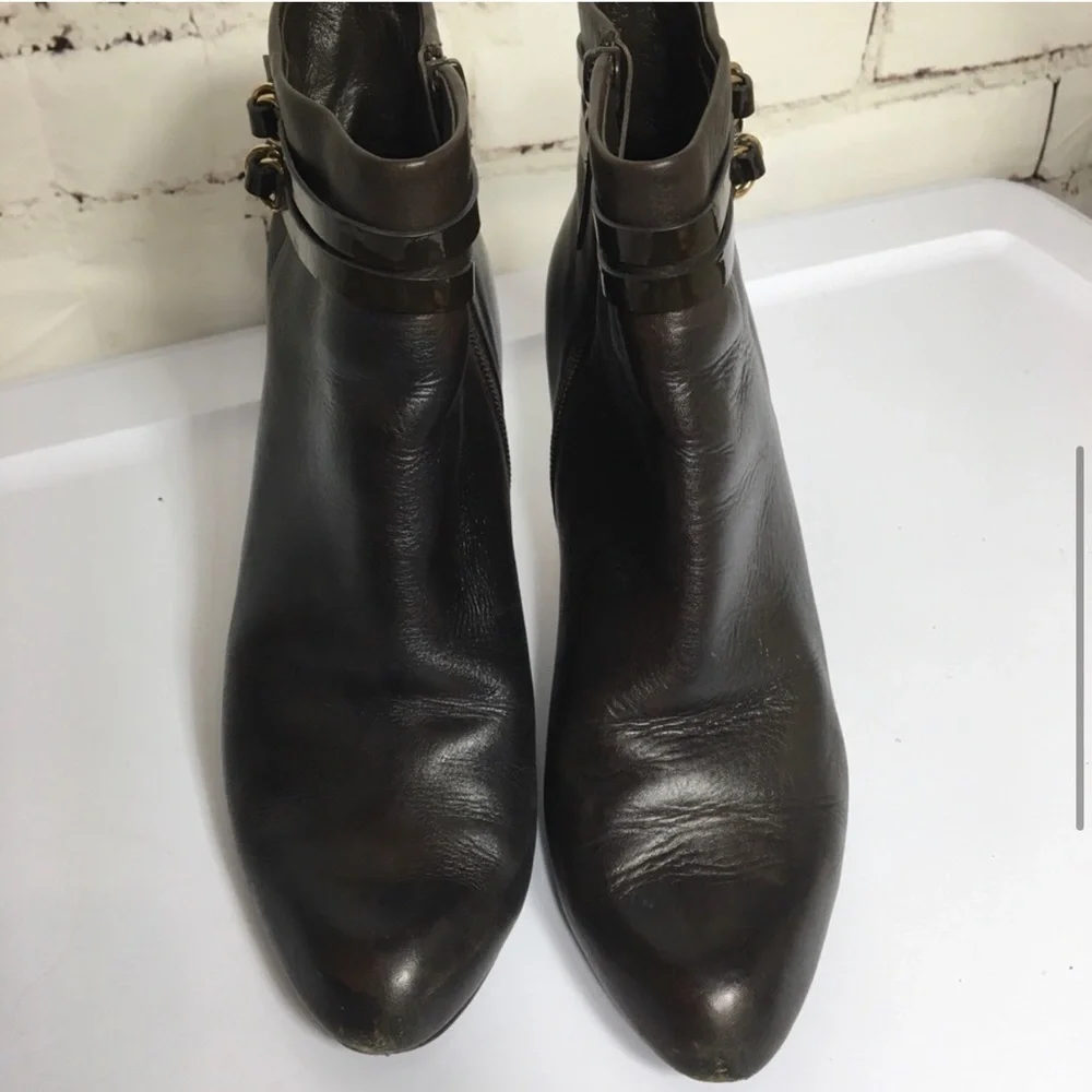 Cole Haan genuine leather brown booties. - Picture 4 of 6